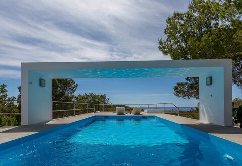 Villa Tomsk: Blue, Swimming Pool, Composite Material, Shade, Eco Hotel, Resort, Tropics, Outdoor Furniture, Hotel