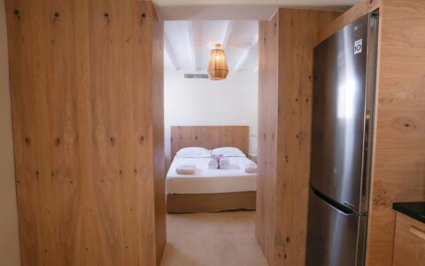 Villa Veneta: Bed, Interior Design, Bedroom, Floor, Flooring, Furniture, Wall, Bed Sheet, Bedding, Wood