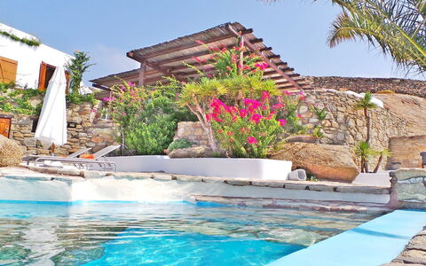 Villa Zenas with Direct Access to the Sea: Swimming Pool, Resort, Eco Hotel, Landscaping, Hacienda, Water Feature, Villa, Umbrella, Hotel