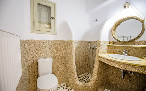 Marvi House: Bathroom, Plumbing Fixture, Wall, Flooring, Toilet, Toilet Seat, Interior Design, Floor, Plumbing, Bathroom Sink