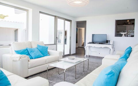 Villa Rigel: Furniture, Interior Design, Couch, Flooring, Floor, Ceiling, Apartment, Living Room, Room, Home