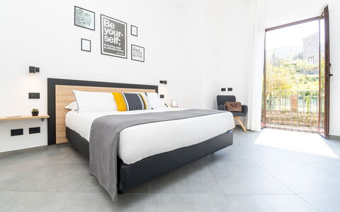 Apartment Vittoria: Interior Design, Furniture, Floor, Home, Apartment, Chair, Bed, Hotel, Bed Frame, Bedroom