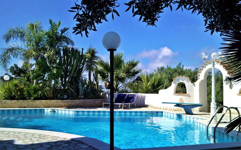 Villa Lo Capo: Swimming Pool, Furniture, Outdoor Furniture, Resort, Chair, Umbrella, Shade, Leisure, Eco Hotel, Flagstone