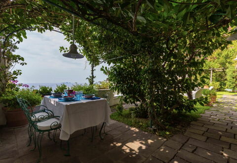 Villa Olivia: Furniture, Table, Chair, Outdoor Table, Outdoor Furniture, Shade, Flowerpot, Garden, Kitchen & Dining Room Table