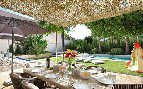 Villa Amaranta: Furniture, Outdoor Furniture, Garden, Chair, Shade, Backyard, Eco Hotel, Resort, Outdoor Table