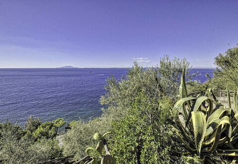 Casa Lubrense: Blue, Water, Body Of Water, Vegetation, Sea, Horizon, Coastal And Oceanic Landforms, Ocean, Coast, Tropics