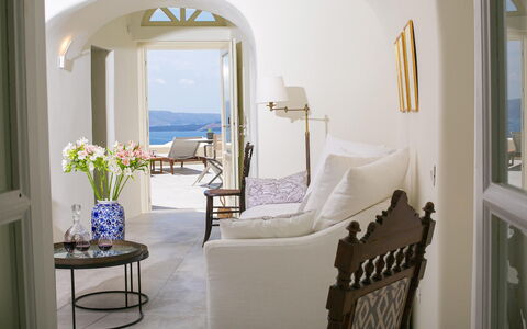 Volcano Suite: Furniture, Table, Chair, Sea, Coast, Resort, Coffee Table, Ocean, Kitchen & Dining Room Table, Houseplant