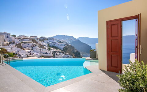 Villa Nea: Blue, Swimming Pool, Resort, Eco Hotel, Shade, Chair, Villa, Hotel, Resort Town, Outdoor Furniture