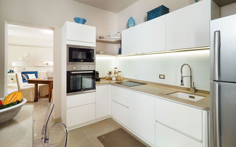 Mulberry House: Countertop, Kitchen, Interior Design, Cabinetry, Kitchen Appliance, Flooring, Furniture, Wood, Floor, Major Appliance