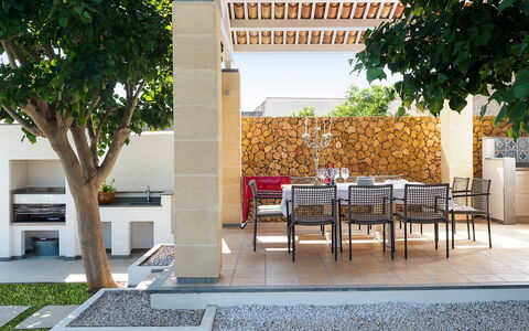 Sun Stone: Furniture, Outdoor Furniture, Garden, Chair, Flooring, Flowerpot, Shade, Patio, Landscaping, Backyard