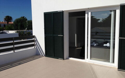 Nure Villa 2: Home Door, Balcony, Shade, Glass, Window Covering, Daylighting, Aluminium