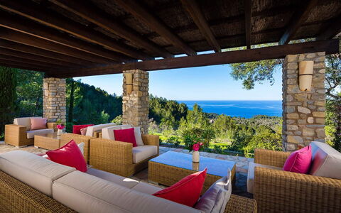 Villa Carlos: Furniture, Chair, Outdoor Furniture, Resort, Garden, Eco Hotel, Landscaping, Patio, Shade, Backyard