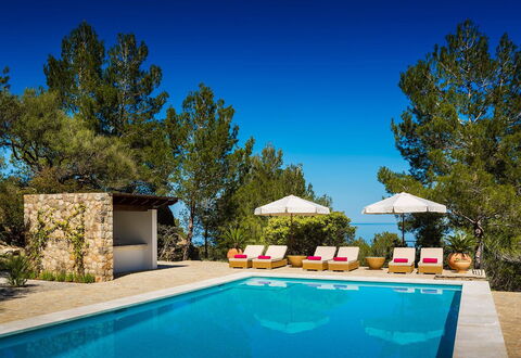 Villa Carlos: Blue, Swimming Pool, Resort, Shade, Eco Hotel, Landscaping, Villa, Outdoor Furniture, Farmhouse