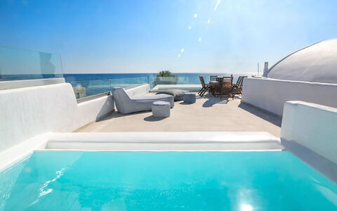 Maison Nica: Blue, Swimming Pool, Sea, Resort, Outdoor Furniture, Shade, Ocean, Balcony, Tropics, Vacation