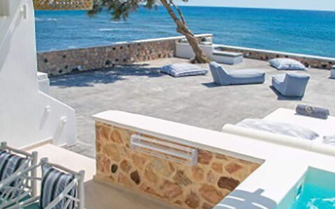 Maison Nira: Blue, Resort, Outdoor Furniture, Sea, Swimming Pool, Shade, Design, Tropics, Sunlounger, Villa