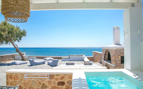 Maison Nira: Blue, Resort, Swimming Pool, Villa, Design, Shade, Outdoor Furniture, Chair, Hotel, Penthouse Apartment