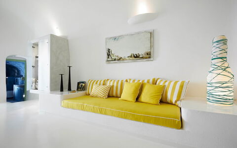 Alegria Suite: Furniture, Interior Design, Wall, Couch, Cushion, Flooring, Floor, Throw Pillow, Living Room, Room
