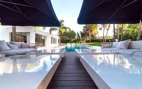 Villa Sound: Swimming Pool, Resort, Outdoor Furniture, Eco Hotel, Furniture, Composite Material, Shade, Leisure, Landscaping
