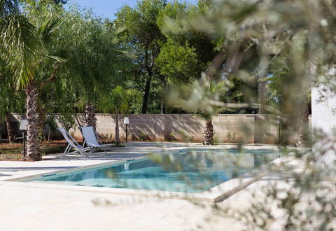 Villa Salentina: Swimming Pool, Resort, Outdoor Furniture, Composite Material, Shade, Sunlounger, Eco Hotel, Landscaping, Water Feature