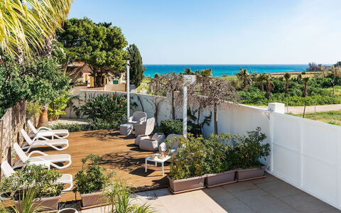 Ippocampo: Outdoor Furniture, Garden, Landscaping, Shade, Resort, Eco Hotel, Chair, Balcony