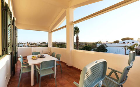 Ninfa: Furniture, Apartment, Floor, Home, Chair, Resort, Shade, Outdoor Furniture, Balcony, Kitchen & Dining Room Table