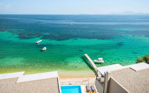Villa Treasure: Blue, Sea, Coastal And Oceanic Landforms, Swimming Pool, Resort, Coast, Ocean, Beach, Tropics, Shore