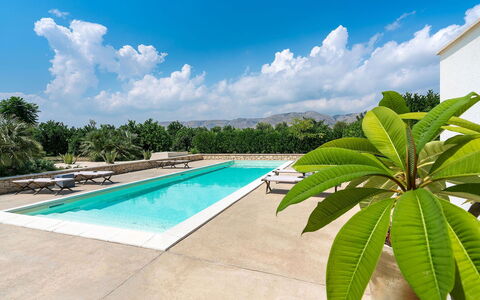 Villa Orangella: Swimming Pool, Resort, Garden, Landscaping, Shade, Eco Hotel, Tropics, Tile, Flagstone