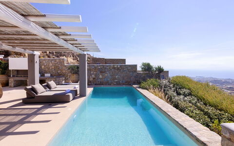 Villa Blue Moon: Blue, Swimming Pool, Resort, Outdoor Furniture, Eco Hotel, Villa, Hotel, Tropics, Penthouse Apartment, Resort Town