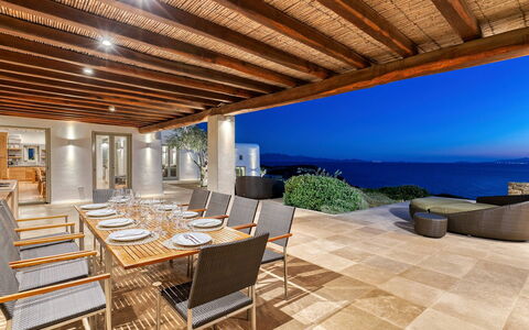Villa Virgil: Furniture, Resort, Chair, Kitchen & Dining Room Table, Outdoor Furniture, Villa, Eco Hotel, Estate, Shade, Balcony
