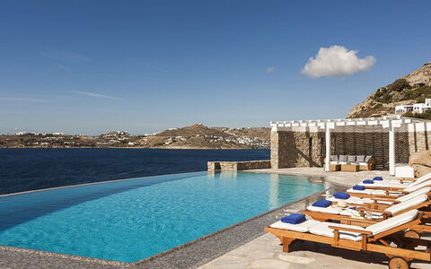 Efkalia: Blue, Water, Swimming Pool, Resort, Outdoor Furniture, Sunlounger, Resort Town, Hotel, Tropics, Villa