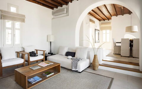 Efkalia: Furniture, Interior Design, Flooring, Couch, Floor, Wood, Living Room, Ceiling, Room, Apartment