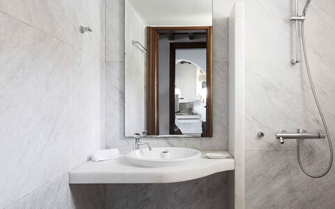 Efkalia: Plumbing Fixture, Interior Design, Flooring, Bathroom, Floor, Sink, Bathroom Sink, Tap, Plumbing, Room