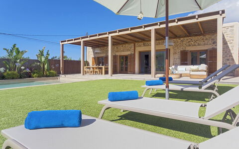 Villa Allegra: Swimming Pool, Resort, Shade, Outdoor Furniture, Composite Material, Eco Hotel, Estate, Leisure, Chair, Landscaping