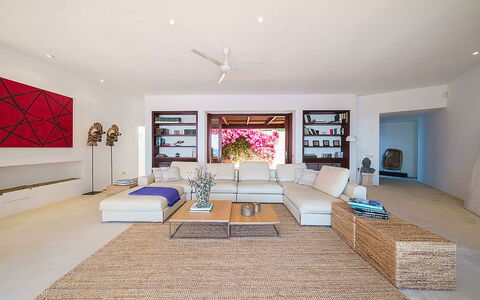 Villa Francisca: Furniture, Flooring, Interior Design, Floor, Couch, Living Room, Apartment, Home, Room, Ceiling