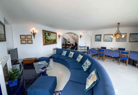 Villa Grazia: Furniture, Interior Design, Couch, Flooring, Floor, Table, Ceiling, Living Room, Room, Lighting
