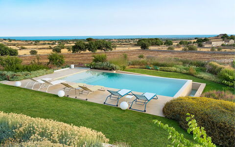 Villa Bel Prato: Blue, Swimming Pool, Outdoor Furniture, Resort, Land Lot, Garden, Shade, Chair, Eco Hotel, Sunlounger