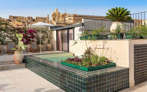 Sibilla: Flowerpot, Apartment, Houseplant, Garden, Courtyard, Landscaping, Balcony, Tile, Villa, Hotel