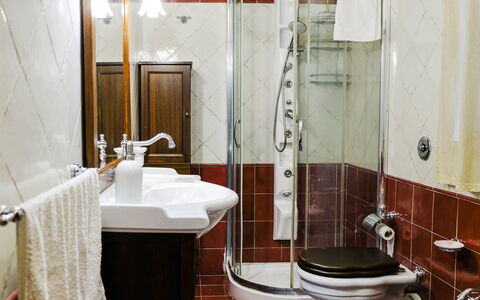 Villa Virna: Bathroom, Bathroom Sink, Plumbing Fixture, Interior Design, Sink, Flooring, Floor, Tap, Room, Plumbing