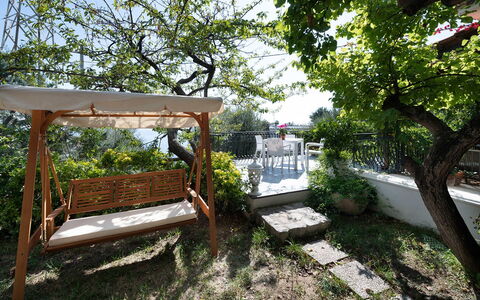 Villa Eva: Furniture, Garden, Spring, Outdoor Furniture, Shade, Chair, Backyard, Landscaping, Yard