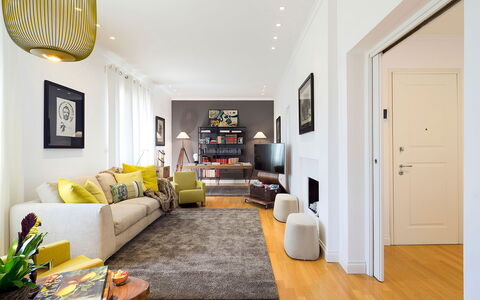 La Terrazza: Furniture, Interior Design, Floor, Flooring, Couch, Wall, Wood Flooring, Living Room, Room, Wood
