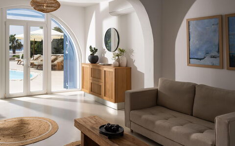 Villa Ioan: Furniture, Interior Design, Flooring, Wood, Floor, Table, Couch, Lighting, Living Room, Room
