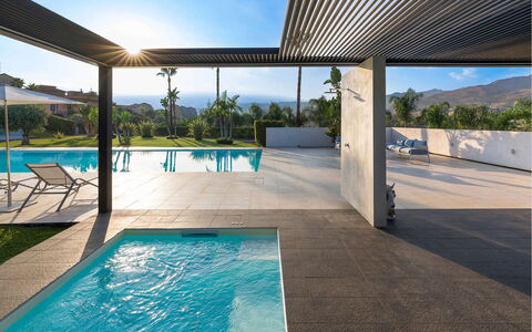 Villa Inga: Swimming Pool, Resort, Eco Hotel, Shade, Composite Material, Ceiling, Estate, Outdoor Furniture, Villa, Outdoor Structure