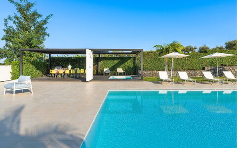 Villa Inga: Swimming Pool, Water, Outdoor Furniture, Furniture, Resort, Chair, Eco Hotel, Shade, Composite Material, Leisure