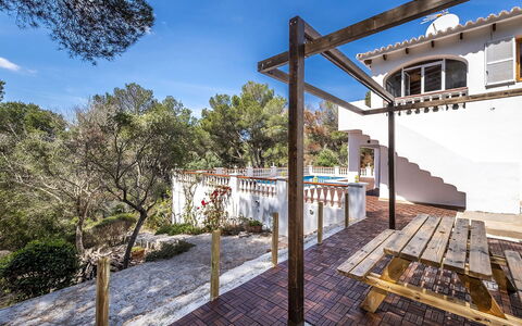 Villa Alejandra: Residential Area, Home, Estate, Balcony, Porch, Shade, Villa, Handrail, Hacienda, Mansion