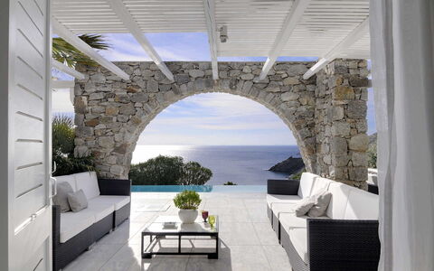 Villa Rocky: Furniture, Flooring, Couch, Chair, Floor, Interior Design, Home, Living Room, Outdoor Furniture
