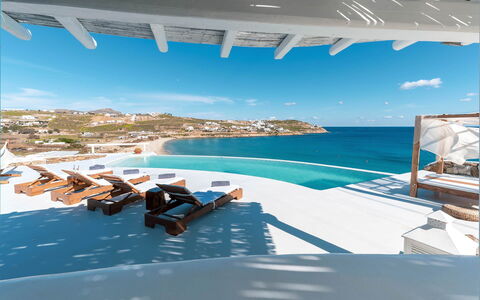 Seaside Villa: Blue, Water, Horizon, Sea, Coastal And Oceanic Landforms, Coast, Ocean, Resort, Beach