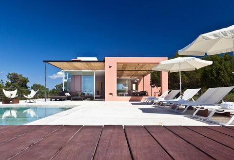 Villa Twilight: Outdoor Furniture, Swimming Pool, Shade, Composite Material, Resort, Umbrella, Eco Hotel, Chair, Outdoor Structure, Pavilion