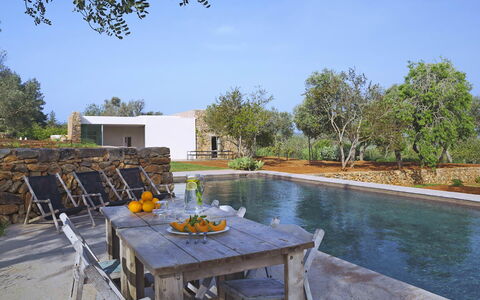 Villa Cave: Swimming Pool, Estate, Shade, Garden, Landscaping, Backyard, Chair, Outdoor Furniture, Yard, Resort