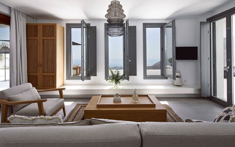 Haleine Suite: Furniture, Interior Design, Wood, Flooring, Living Room, Floor, Ceiling, Room, Couch, Table