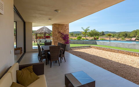 Villa Castiglioni: Garden, Landscaping, Shade, Resort, Estate, Flagstone, Natural Material, Eco Hotel, Hacienda, Design